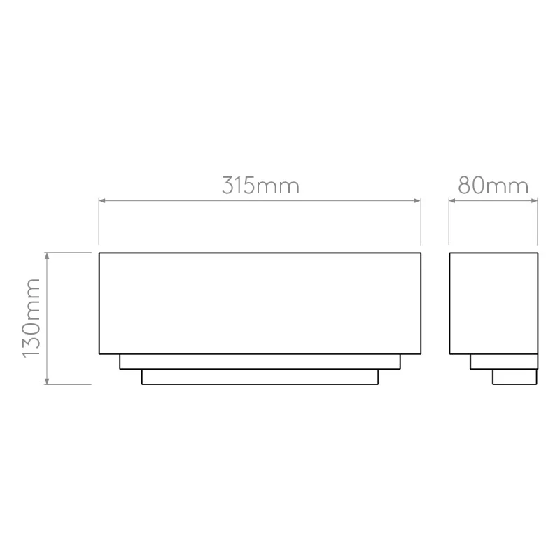 Astro Amalfi 315 Ceramic Up & Down Wall Light 8 Astro Amalfi 315 Ceramic Up & Down Wall Light - Image 6