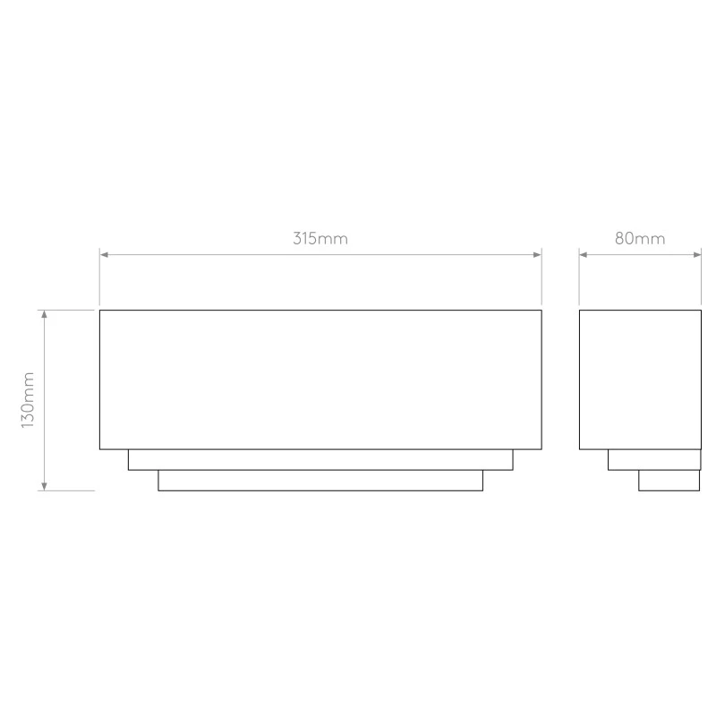 Astro Amalfi 315 Ceramic Up & Down Wall Light 9 Astro Amalfi 315 Ceramic Up & Down Wall Light - Image 7