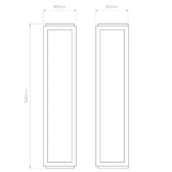 Astro Classic Mashiko 360 Wall Light - Polished Chrome -LumiCraft Sales Store 28990 014