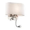 Sheraton Wall Light With LED Reading Light - White 1 Sheraton Wall Light With LED Reading Light - White -LumiCraft Sales Store 29358 01