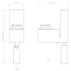 Astro Napoli Wall Light With LED Reading Light - Light Only -LumiCraft Sales Store 40156 015
