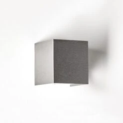 Edit Cube Up & Down Wall Light - Silver -LumiCraft Sales Store 40220 02