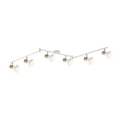 Edit Holly 6 Light Ceiling Spotlight Bar - White -LumiCraft Sales Store 407210 02