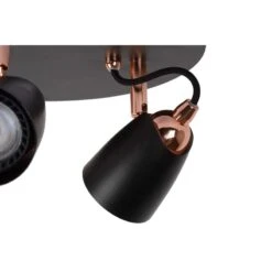 Lucide Ride LED 3 Light Spotlight Plate - Black & Copper -LumiCraft Sales Store 40816 41