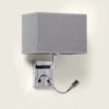 Edit Hotel Wall Light With LED Reading Light - Grey -LumiCraft Sales Store 42927 001