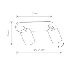 Edit Eye 2 Light Spotlight Plate - White -LumiCraft Sales Store 42989 Dia