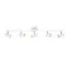Barcelona 5 Light Spotlight Bar - White -LumiCraft Sales Store 45060 01