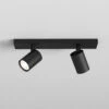 Astro Ascoli 2 Light Spotlight Plate - Matt Black -LumiCraft Sales Store 45716 11 1