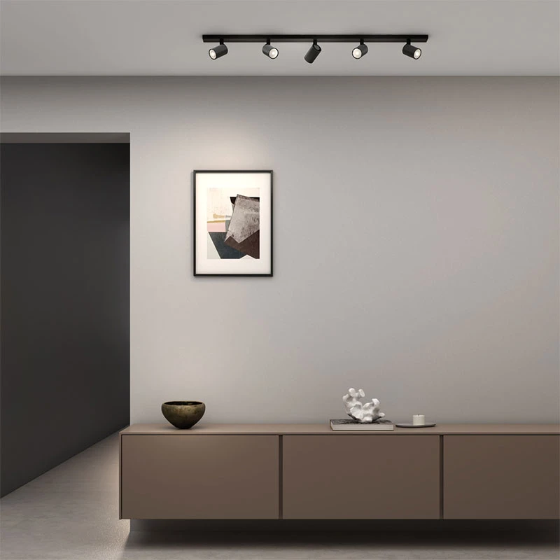 Astro Ascoli 5 Light Bar Spotlight Plate - Matt Black 4 Astro Ascoli 5 Light Bar Spotlight Plate - Matt Black - Image 2