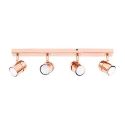 Edit Rosie 4 Light Spotlight Bar - Polished Copper