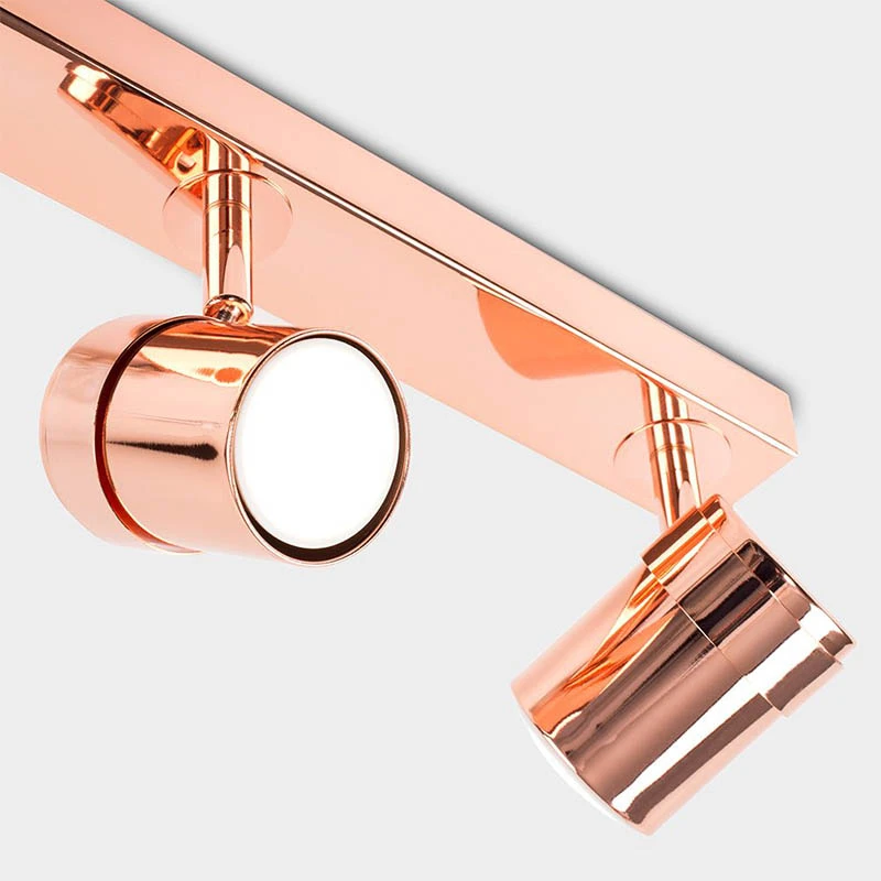 Edit Rosie 4 Light Spotlight Bar - Polished Copper 5 Edit Rosie 4 Light Spotlight Bar - Polished Copper - Image 3