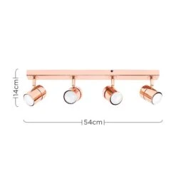Edit Rosie 4 Light Spotlight Bar - Polished Copper 11 Edit Rosie 4 Light Spotlight Bar - Polished Copper -LumiCraft Sales Store 46347 05