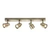 Capture 4 Light Bar Spotlight Plate - Antique Brass -LumiCraft Sales Store 47722 05