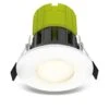 Luceco FType 6W Dimmable Warm White LED Fire Rated Downlight - White
