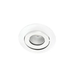 Integral 11W Warm White Dimmable LED Fire Rated Adjustable Downlight - Matt White -LumiCraft Sales Store 60930 05 3