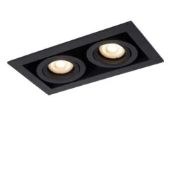 Lucide Chimney Square Adjustable Twin Downlight - Black -LumiCraft Sales Store 61396 43
