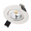 Integral Ultra Slim 6.5W Cool White Dimmable LED Tiltable Downlight - White -LumiCraft Sales Store 61506 01 1