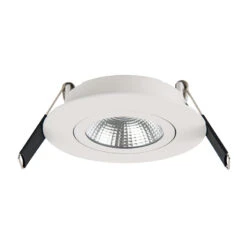 Integral Ultra Slim 6.5W Cool White Dimmable LED Tiltable Downlight - White -LumiCraft Sales Store 61506 02 1