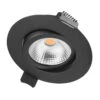 Integral Ultra Slim 6.5W Cool White Dimmable LED Tiltable Downlight - Black -LumiCraft Sales Store 61507 01 1