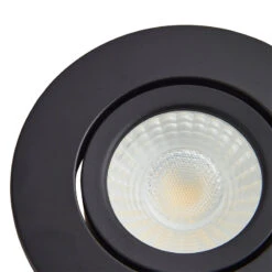 Forum Spa 5W Cool White LED Dimmable IP65 Fire Rated Adjustable Downlight - Matt Black -LumiCraft Sales Store 62884 23