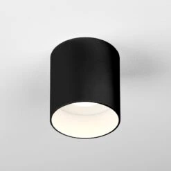 Astro Osca 90 7.9W Warm White LED Dimmable Round Spotlight - Matt Black -LumiCraft Sales Store 62890 02