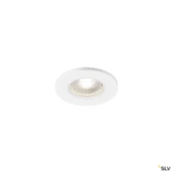 SLV Kamuela 6W Cool White Dimmable LED Fire Rated IP65 Fixed Downlight - White