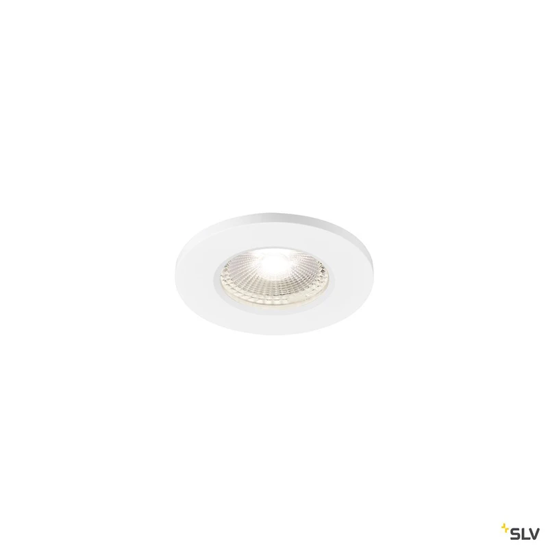 SLV Kamuela 6W Cool White Dimmable LED Fire Rated IP65 Fixed Downlight - White 3 SLV Kamuela 6W Cool White Dimmable LED Fire Rated IP65 Fixed Downlight - White