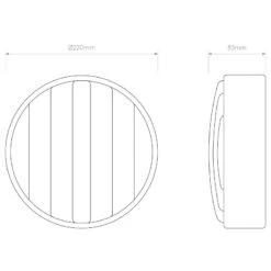 Astro Montreal Round Outdoor Wall Light 220mm - Stainless Steel -LumiCraft Sales Store 63091 18