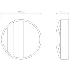 Astro Montreal Round Outdoor Wall Light 300mm - Stainless Steel -LumiCraft Sales Store 63092 18