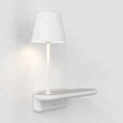 Astro Ito Reading Wall Light With Integrated Wireless Charging - Matt White