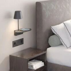 Astro Ito Reading Wall Light With Integrated Wireless Charging - Matt Black -LumiCraft Sales Store 63100 110