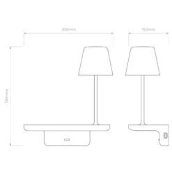 Astro Ito Reading Wall Light With Integrated Wireless Charging - Matt Black -LumiCraft Sales Store 63100 114