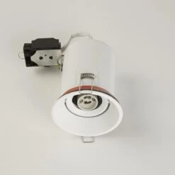 Edit Slimline Deep Recessed Fire Rated Adjustable Downlight - Matt White