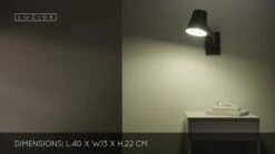 Lucide Mizuko Wall Light - Black -LumiCraft Sales Store 745035128 5654a8659365610e1c6ab4febb80da44f24c429e60e756bd341c15dddb6dfd58 d 640