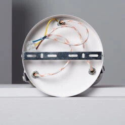 Edit Mara 3 Light Ceiling Spotlight Plate - White & Wood -LumiCraft Sales Store E1025 007