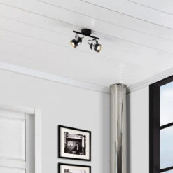 Edit Sinner 2 Light Ceiling Spotlight Bar - Black -LumiCraft Sales Store E1036 004