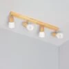 Edit Tautau 4 Light Ceiling Spotlight Bar - White & Wood -LumiCraft Sales Store E1043 03
