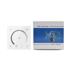 Wall Mounted Tactile Dimmer Controller For Monochrome 12/24V DC LED Strips -LumiCraft Sales Store E10501 04
