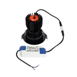 Round 15W Warm White LED Downlight Cutout 75mm With LIFUD Driver - Black -LumiCraft Sales Store E10613 04