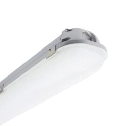 Weatherproof 40W Cool White LED Batten Light - 1200mm (4ft) - Aluminium