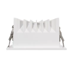 Square LuxPremium 10W Warm White LED Downlight CRI90 Cutout 100x100mm LIFUD Driver - Chrome -LumiCraft Sales Store E10754 03