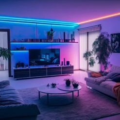 5M IP20 24V DC RGB LED Strip Kit With Smart WIFI Controller -LumiCraft Sales Store E11273 0011