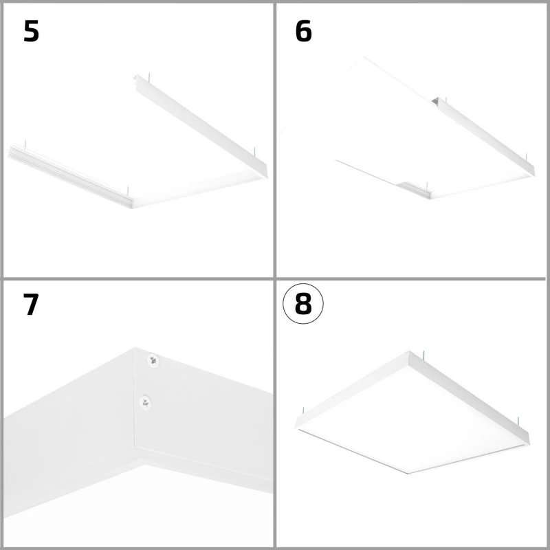 40W Warm White LED Panel UGR17 - 1200 X 300mm LIFUD Driver With Surface Mounting Kit 5 40W Warm White LED Panel UGR17 - 1200 X 300mm LIFUD Driver With Surface Mounting Kit - Image 3