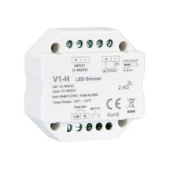 RF Dimmer 12/48V For Single-Colour LED Strip Compatible With Push Button Switch