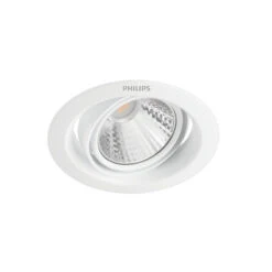 PHILIPS Pomeron SceneSwitch 5W Warm White LED Downlight Cutout 70mm -White