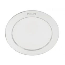 PHILIPS Diamond 13W Warm White LED Downlight Cutout 125mm - White