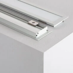 1M Recessed Aluminium Profile With Translucent Cover For LED Strips Up To 10mm -LumiCraft Sales Store E12496 03