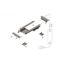 1M Recessed Aluminium Profile With Translucent Cover For LED Strips Up To 10mm -LumiCraft Sales Store E12496 06