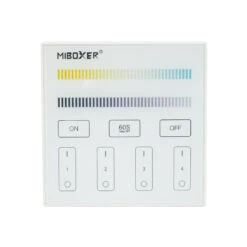 MiBoxer 12/24V DC CCT Dimmer With 4 Zones RF Remote Control -LumiCraft Sales Store E12783 05