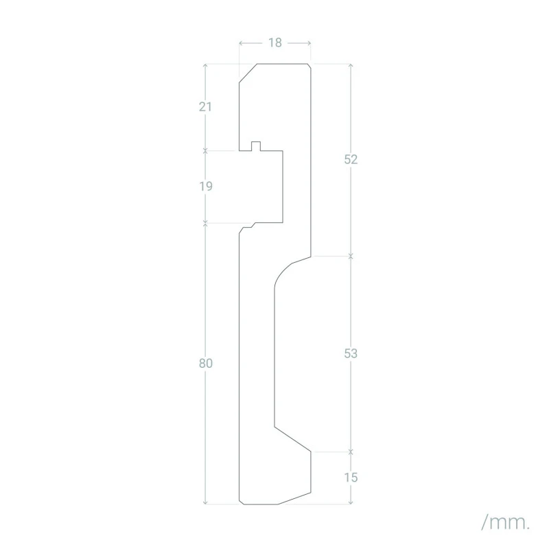2M Classic Skirting Board For LED Strip 9 2M Classic Skirting Board For LED Strip - Image 7
